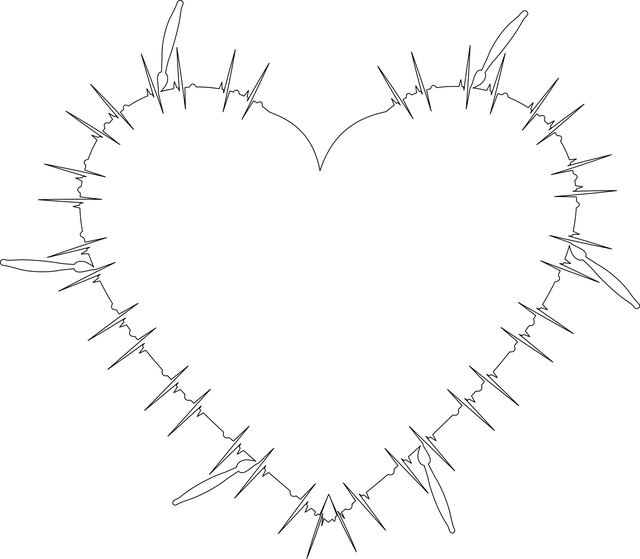 Free heart rhythm ekg illustration