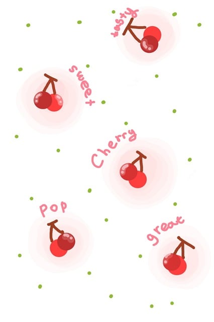 Free Cherry Red illustration and picture