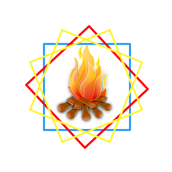 Free Fire Circle Shape illustration and picture