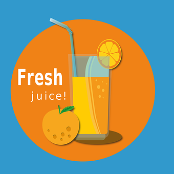 Free Juice Orange vector and picture