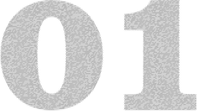 Binär, Null, Eins, Typografie, Code