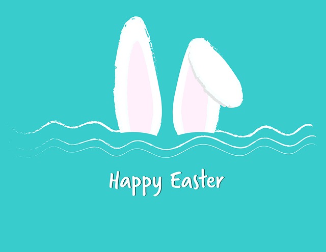 Free easter happy easter bunny illustration