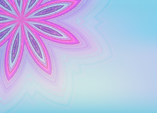 Free floral rose blue illustration