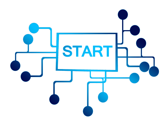 Free digitization begin startup vector