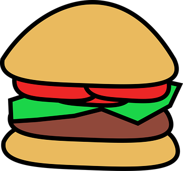 Hamburger, Burger, Kød, Grillet
