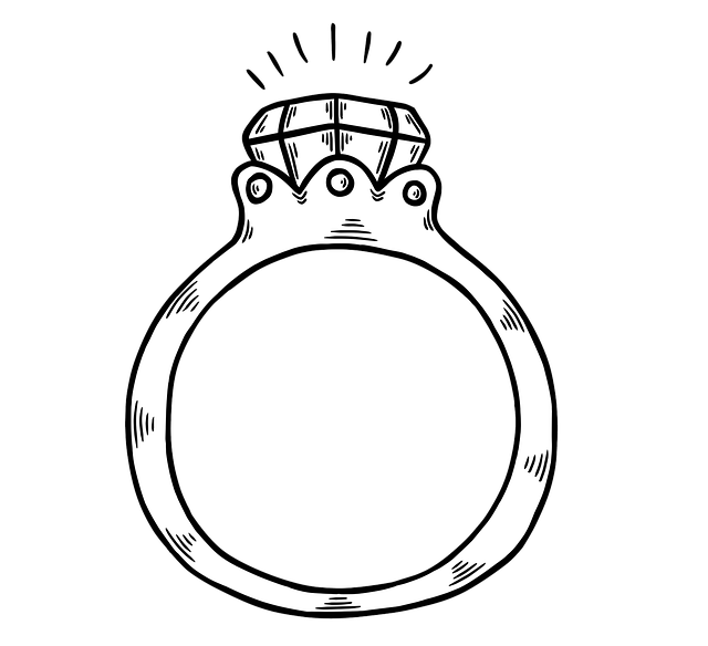 Free ring diamond gem illustration