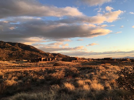 Landskab, Ny Mexico, Albuquerque, Himmel