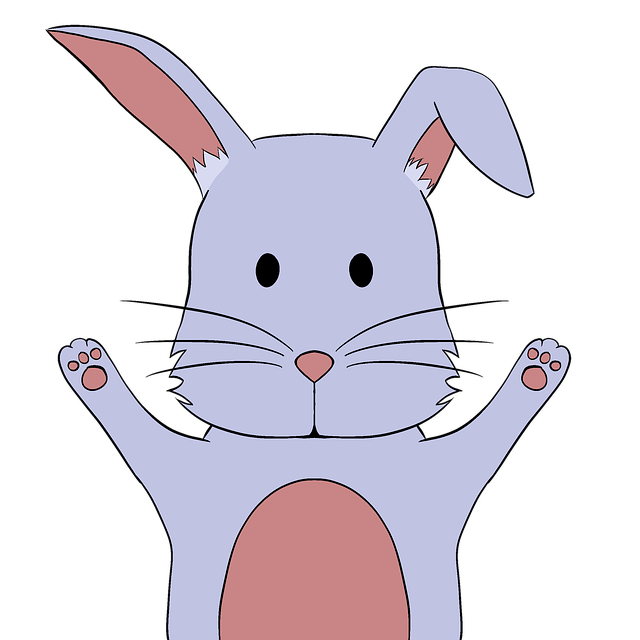 Free easter bunny rabbit illustration
