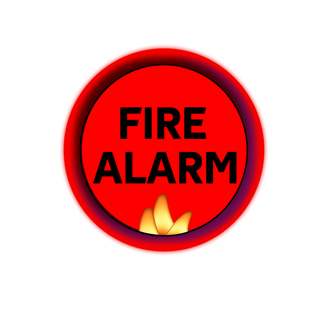 Free fire alarm button illustration