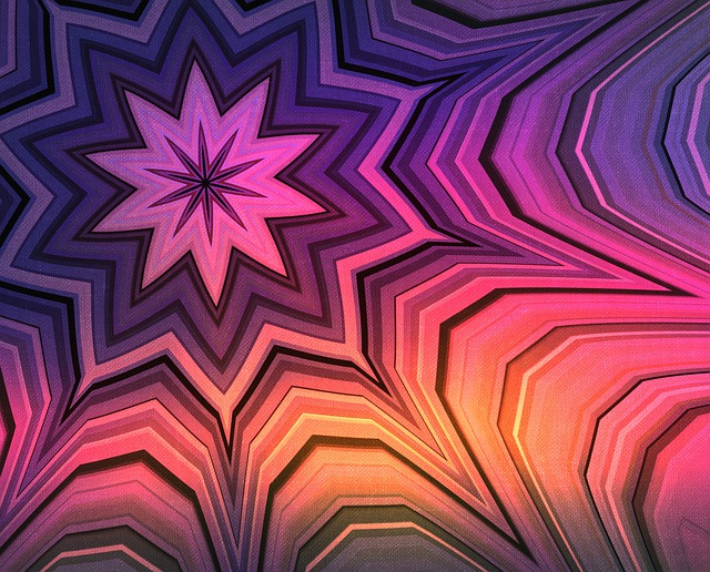 Free abstract geometric colorful illustration