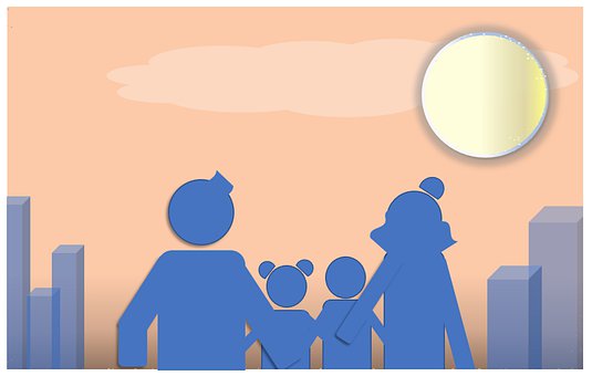 Familie, Paar, Liebe, Zusammen, Kinder