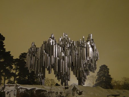 Sibelius, Monument, Helsinki, Finsk