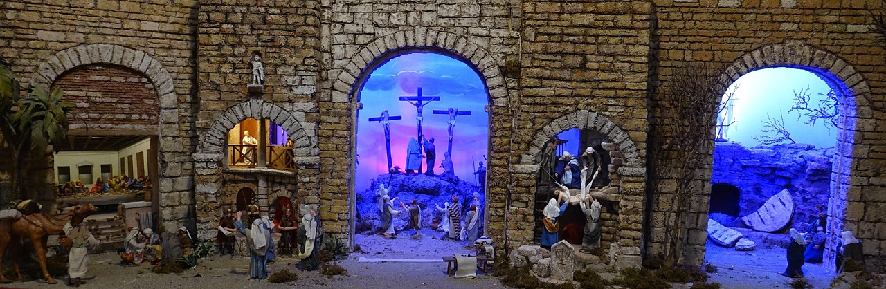 Download free HD stock image of Easter Creche Free Easter Creche photo and picture