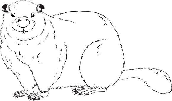 Free Beaver Tree vector and picture