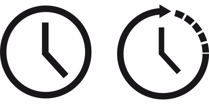 Piktogram, Klokke, Stoppeklokke, Tid