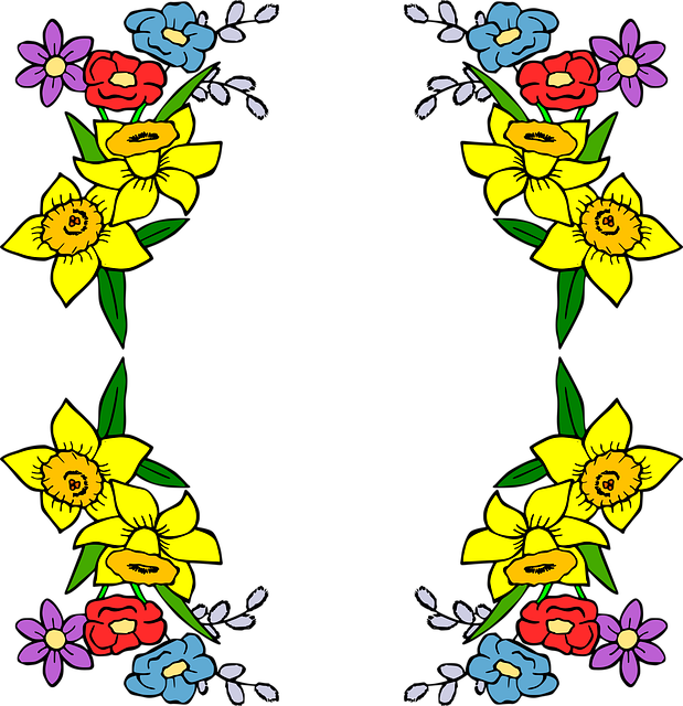 Free spring early spring narcissus vector