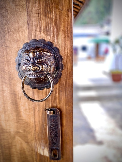 Free Wooden Door Shop Head photo and picture