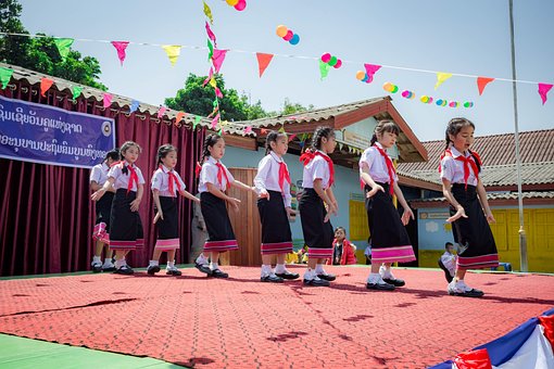 Free Laos Students photo and picture