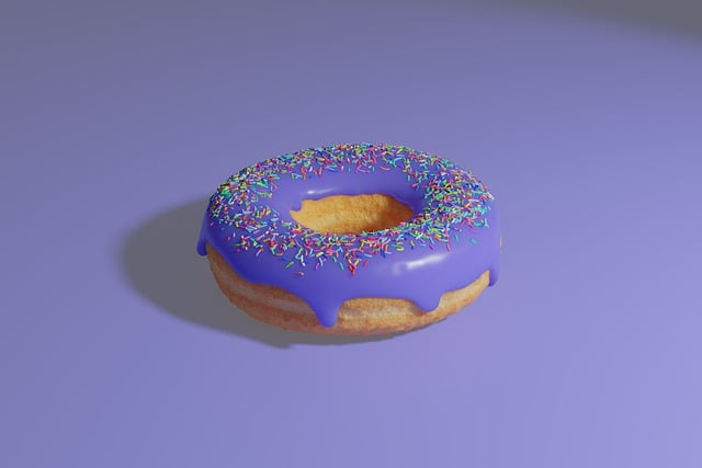Free donut dessert food illustration