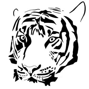 Tiger, Hode, Logo, Dyreliv, Rovdyret