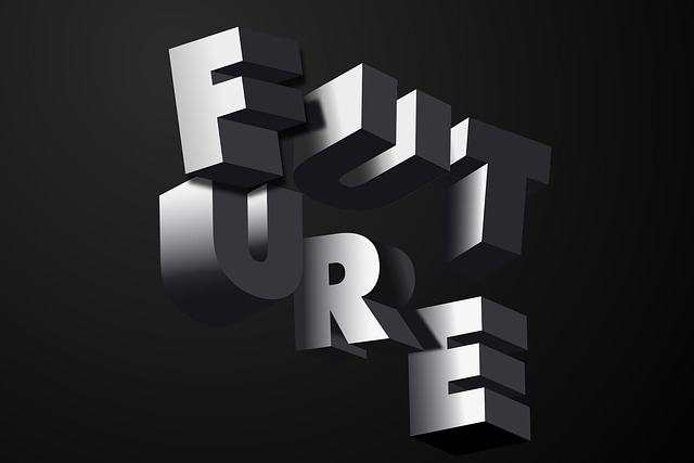 Free text design 3d illustration