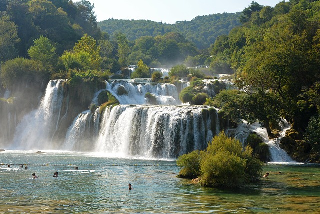 Krka, Nationalpark, Landskab, Falls