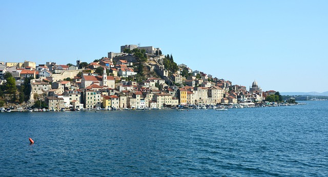 Sibenik, Kroatien, Hav, Adriaterhavet