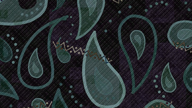 Free paisley oriental background illustration