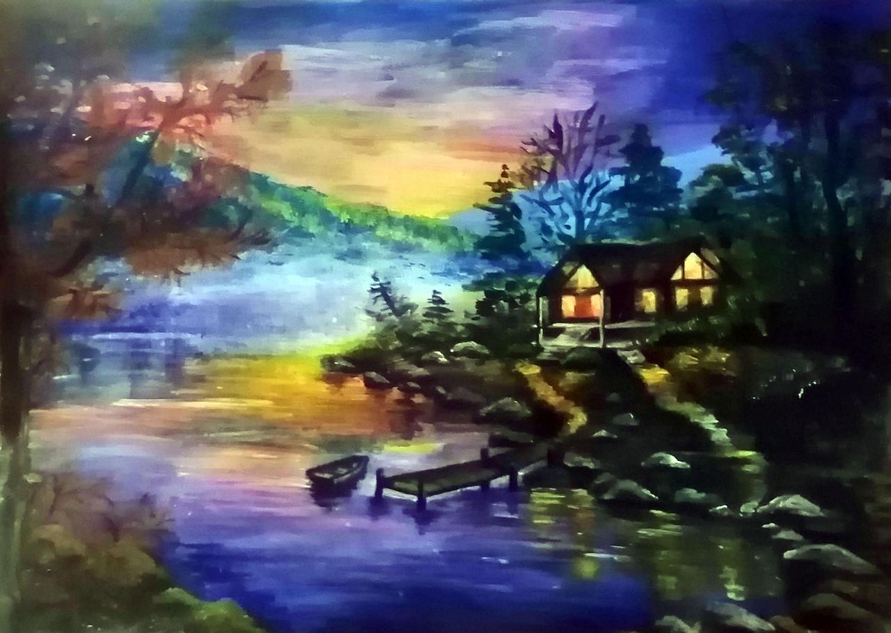 Artery8 Geburtstagskarte „Berg Landschaft“ – 17,5 X 12,5 Cm, Hochwertiges Papier, Mit Umschlag – Blanko Innen