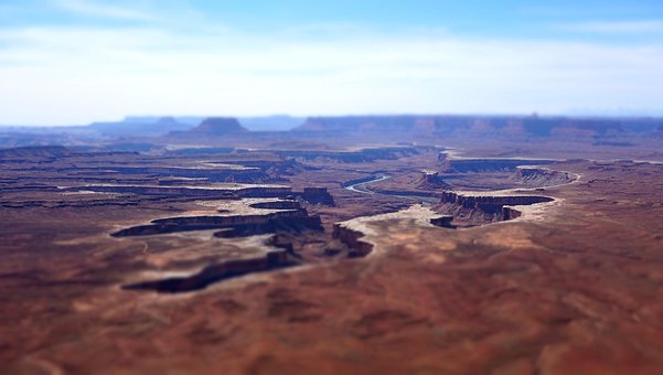 Canyon, Himmel, Utah, Ørken, Landskab