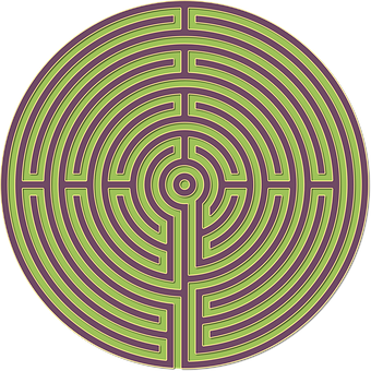 Free Chartres Labyrinth vector and picture