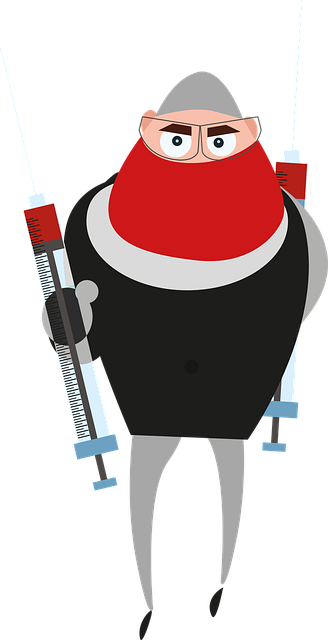 Free vaccination doctor covid vector