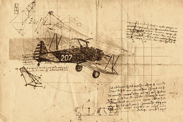 Free aircraft biplane boeing stearman pt-13d illustration