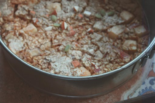 Pie, Cake, Nuts, Vegan, Vegetarian