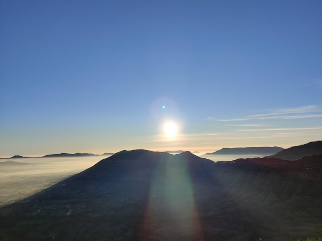 Free Blue Sky Sun photo and picture
