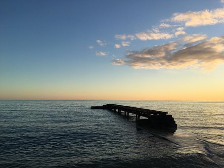 Free Sunset Sea photo and picture