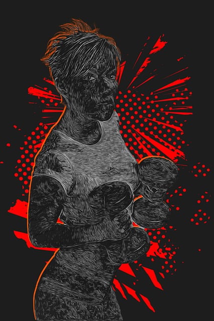 Free woman fitness dumb bells illustration