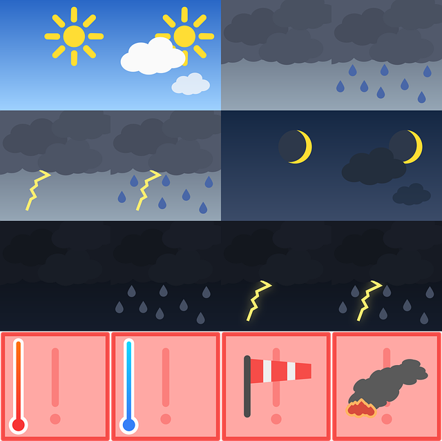 Free clouds sky weather illustration