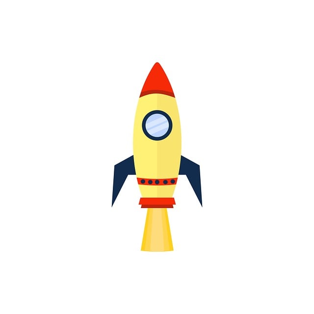Free rocket space explore illustration