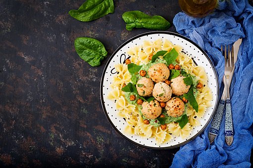 Comiendo, Pasta, Comida, Fideos