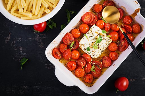 Espaguetis, Fideos, Tomates, Pasta