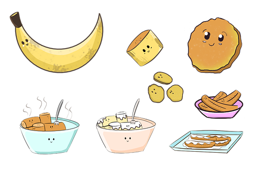 Free Banana Food illustration and picture