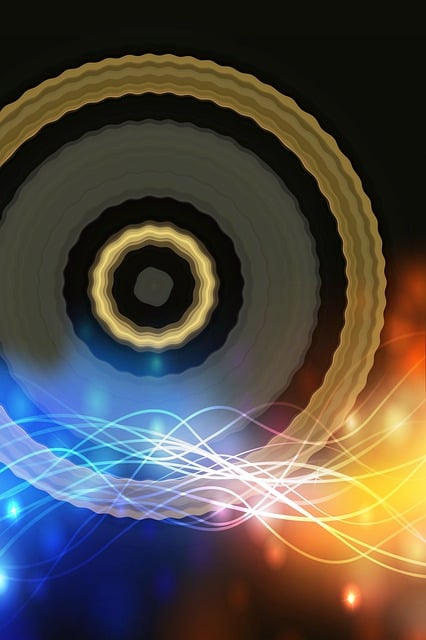 Free energy lights technology illustration