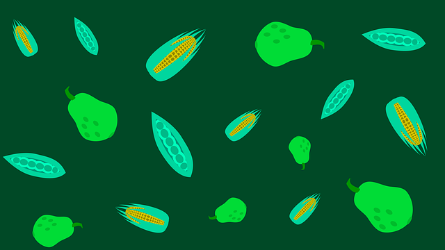 Free vegetables green food vector