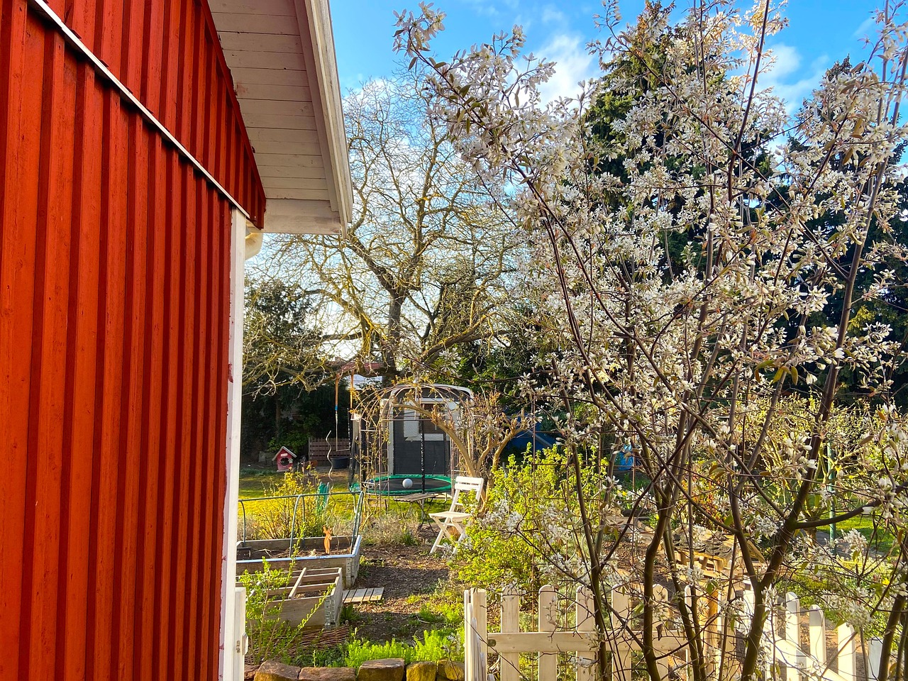 Spring Garden Fence - Free photo on Pixabay - Pixabay