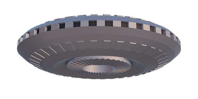Free ufo flying saucer spaceship illustration