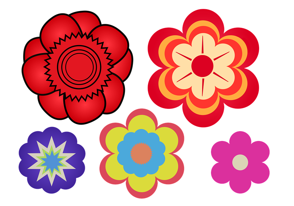 Download Flowers, Decor, Isolated. RoyaltyFree Vector Graphic Pixabay