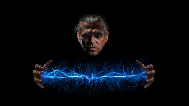 Magician, Magic, Light, Flash, Voltage