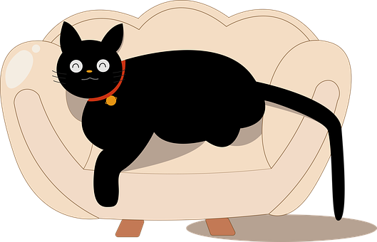 Free Cat Lazy illustration and picture