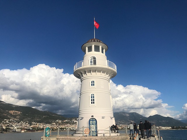 Faro, Alanya, Mar, Mar Mediterráneo